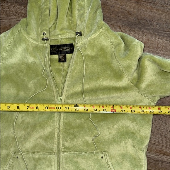 Kristen Blake • Green Thick Fleece Hooded Jacket - Picture 7 of 11